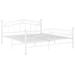 Casa si Gradina - Mobilier - Paturi si accesorii - Paturi - Cadru de pat, alb, 200x200 cm, metal - Infinity.ro