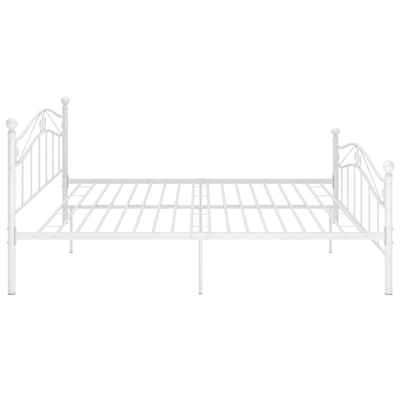 Casa si Gradina - Mobilier - Paturi si accesorii - Paturi - Cadru de pat, alb, 200x200 cm, metal - Infinity.ro