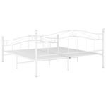 Casa si Gradina - Mobilier - Paturi si accesorii - Paturi - Cadru de pat, alb, 200x200 cm, metal - Infinity.ro