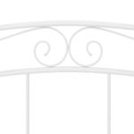 Casa si Gradina - Mobilier - Paturi si accesorii - Paturi - Cadru de pat, alb, 200x200 cm, metal - Infinity.ro