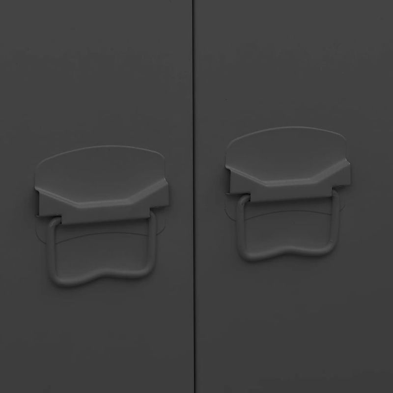 Casa si Gradina - Mobilier - Dulapuri si sifoniere - Sifoniere - Sifonier industrial, negru, 90x50x180 cm, metal - Infinity.ro