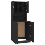 Casa si Gradina - Mobilier - Dulapuri si sifoniere - Dulapuri - Dulap masina de spalat, negru - Infinity.ro