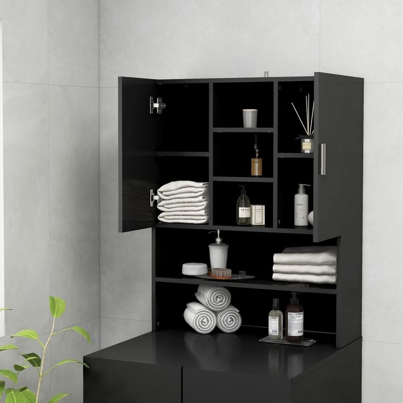 Casa si Gradina - Mobilier - Dulapuri si sifoniere - Dulapuri - Dulap masina de spalat, negru - Infinity.ro