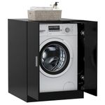 Casa si Gradina - Mobilier - Dulapuri si sifoniere - Dulapuri - Dulap masina de spalat, negru - Infinity.ro