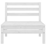 Casa si Gradina - Gradina si terasa - Mobilier exterior - Seturi mobila gradina - Set mobilier de gradina, 4 piese, alb, lemn masiv de pin - Infinity.ro
