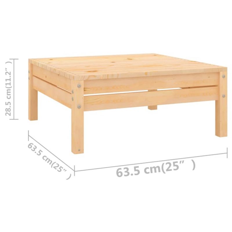 Casa si Gradina - Gradina si terasa - Mobilier exterior - Seturi mobila gradina - Set mobilier de gradina, 7 piese, lemn masiv de pin - Infinity.ro