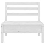 Casa si Gradina - Gradina si terasa - Mobilier exterior - Seturi mobila gradina - Set mobilier de gradina, 4 piese, alb, lemn masiv de pin - Infinity.ro