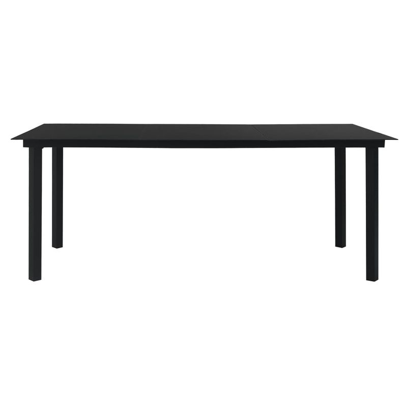 Casa si Gradina - Gradina si terasa - Mobilier exterior - Scaune si sezlonguri gradina - Set mobilier de gradina, 7 piese, negru, ratan PVC - Infinity.ro