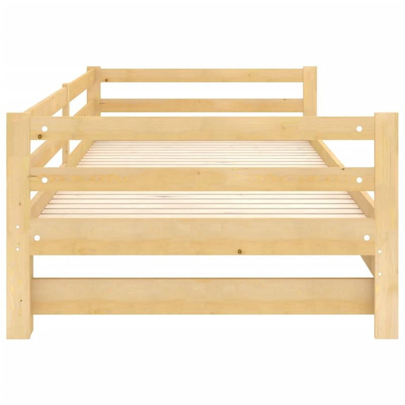 Casa si Gradina - Mobilier - Paturi si accesorii - Paturi - Pat de zi extensibil, 2x(90x200) cm, lemn masiv de pin - Infinity.ro