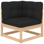 Casa si Gradina - Gradina si terasa - Mobilier exterior - Seturi mobila gradina - Set mobilier de gradina, 3 piese, lemn masiv de pin - Infinity.ro