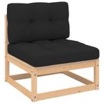 Casa si Gradina - Gradina si terasa - Mobilier exterior - Seturi mobila gradina - Set mobilier de gradina, 3 piese, lemn masiv de pin - Infinity.ro