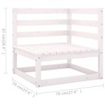 Casa si Gradina - Gradina si terasa - Mobilier exterior - Seturi mobila gradina - Set mobilier de gradina cu perne, 5 piese, lemn masiv de pin - Infinity.ro