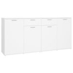Casa si Gradina - Mobilier - Comode si corpuri - Comode - Servanta, alb, 160x36x75 cm, lemn prelucrat - Infinity.ro