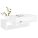 Casa si Gradina - Mobilier - Mese si birouri - Masute de cafea - Masuta de cafea, alb, 105x55x32 cm, PAL - Infinity.ro