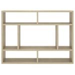 Casa si Gradina - Mobilier - Biblioteci si rafturi - Rafturi - Raft de perete, stejar Sonoma, 75x16x55 cm, PAL - Infinity.ro