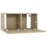 Casa si Gradina - Mobilier - Comode si corpuri - Comode - Dulap TV suspendat, stejar sonoma, 60x30x30 cm - Infinity.ro