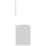 Casa si Gradina - Mobilier - Seturi de mobilier - Seturi baie - Set mobilier de baie, alb, lemn prelucrat - Infinity.ro