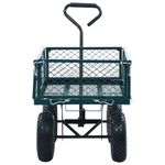 Casa si Gradina - Constructii - Depozitare, transport si protectie - Accesorii echipamente pentru transport si ridicat - Carucior manual de gradina, verde, 250 kg - Infinity.ro