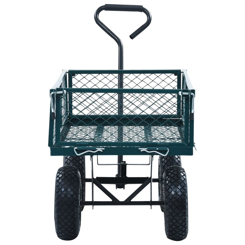 Casa si Gradina - Constructii - Depozitare, transport si protectie - Accesorii echipamente pentru transport si ridicat - Carucior manual de gradina, verde, 250 kg - Infinity.ro