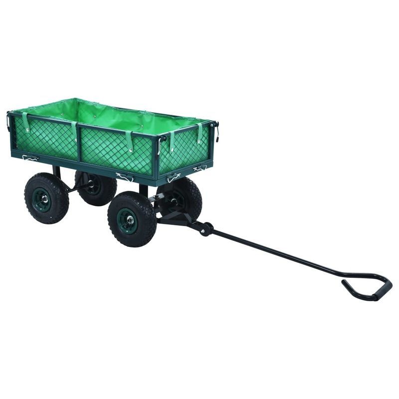 Casa si Gradina - Constructii - Depozitare, transport si protectie - Accesorii echipamente pentru transport si ridicat - Carucior manual de gradina, verde, 250 kg - Infinity.ro