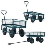 Casa si Gradina - Constructii - Depozitare, transport si protectie - Accesorii echipamente pentru transport si ridicat - Carucior manual de gradina, verde, 250 kg - Infinity.ro