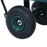Casa si Gradina - Constructii - Depozitare, transport si protectie - Accesorii echipamente pentru transport si ridicat - Carucior manual de gradina, verde, 250 kg - Infinity.ro