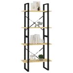 Casa si Gradina - Mobilier - Biblioteci si rafturi - Biblioteci - Biblioteca cu 4 rafturi, 60x30x140 cm, lemn masiv de pin, natural - Infinity.ro