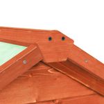 Petshop - Accesorii petshop - Culcusuri si custi - Custi interior si exterior - Cusca de iepuri, 140 x 63 x 120 cm, lemn masiv de brad - Infinity.ro