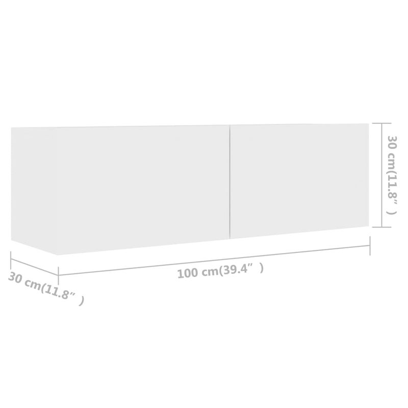 Casa si Gradina - Mobilier - Seturi de mobilier - Seturi living - Set dulapuri TV, 5 piese, alb, lemn prelucrat - Infinity.ro