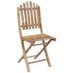 Casa si Gradina - Gradina si terasa - Mobilier exterior - Seturi mobila gradina - Set mobilier de exterior pliabil, cu perne, 5 piese, bambus, antracit, mărime 40x40x3 cm - Infinity.ro