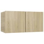 Casa si Gradina - Mobilier - Seturi de mobilier - Seturi living - Set dulapuri TV, 4 buc., stejar sonoma, 60x30x30 cm, lemn prelucrat - Infinity.ro
