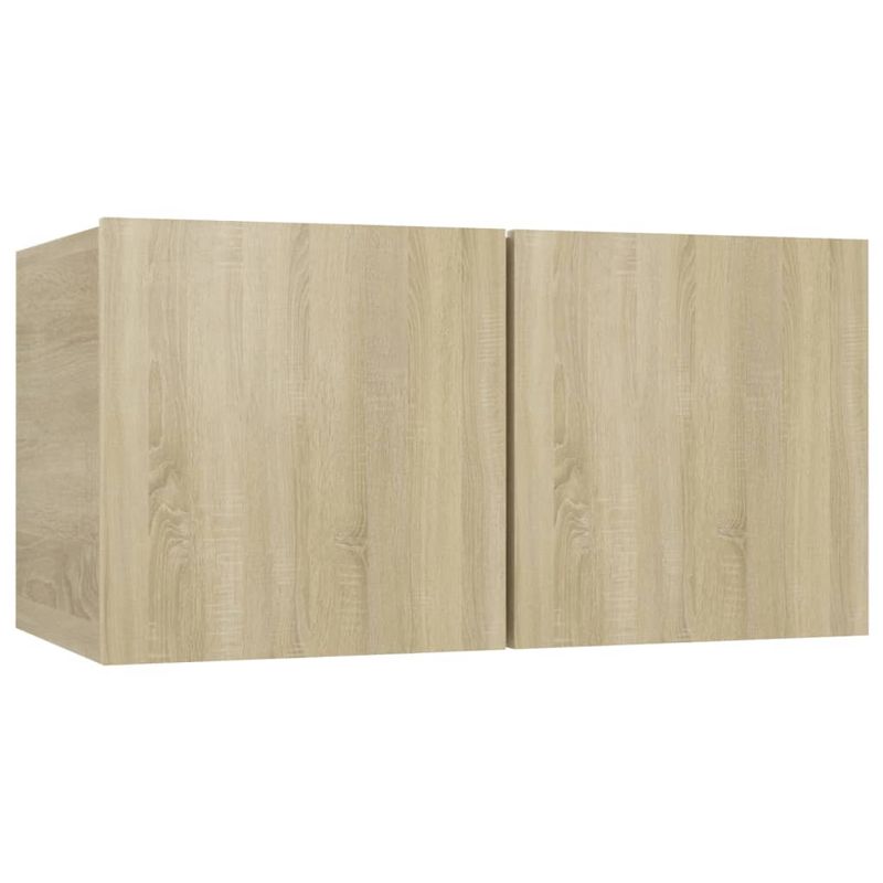 Casa si Gradina - Mobilier - Seturi de mobilier - Seturi living - Set dulapuri TV, 4 buc., stejar sonoma, 60x30x30 cm, lemn prelucrat - Infinity.ro
