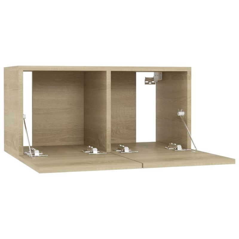 Casa si Gradina - Mobilier - Seturi de mobilier - Seturi living - Set dulapuri TV, 4 buc., stejar sonoma, 60x30x30 cm, lemn prelucrat - Infinity.ro