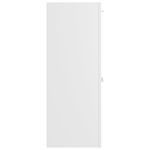 Casa si Gradina - Mobilier - Seturi de mobilier - Seturi baie - Dulap de baie, alb, 30x30x80 cm, PAL - Infinity.ro