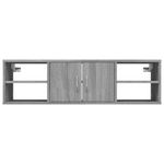 Casa si Gradina - Mobilier - Biblioteci si rafturi - Rafturi - Raft de perete, gri sonoma, 102x30x29 cm, lemn compozit - Infinity.ro