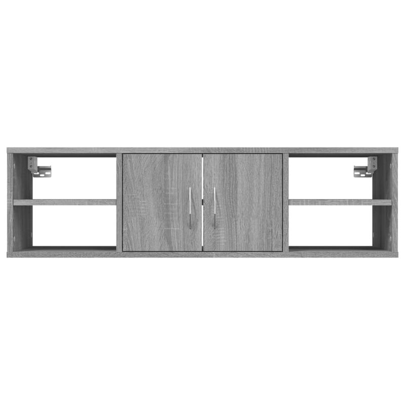 Casa si Gradina - Mobilier - Biblioteci si rafturi - Rafturi - Raft de perete, gri sonoma, 102x30x29 cm, lemn compozit - Infinity.ro