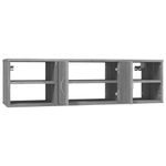 Casa si Gradina - Mobilier - Biblioteci si rafturi - Rafturi - Raft de perete, gri sonoma, 102x30x29 cm, lemn compozit - Infinity.ro
