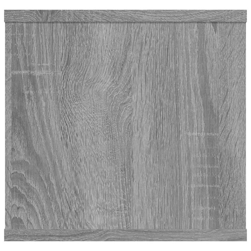 Casa si Gradina - Mobilier - Biblioteci si rafturi - Rafturi - Raft de perete, gri sonoma, 102x30x29 cm, lemn compozit - Infinity.ro