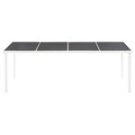 Casa si Gradina - Gradina si terasa - Mobilier exterior - Seturi mobila gradina - Set mobilier de exterior, 9 piese, negru, otel - Infinity.ro