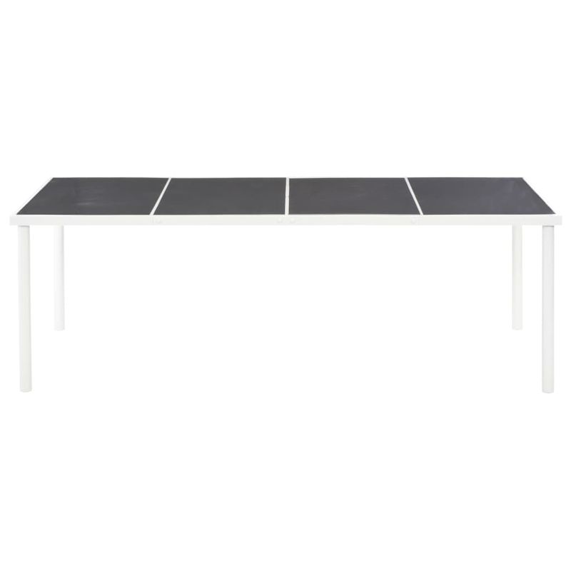 Casa si Gradina - Gradina si terasa - Mobilier exterior - Seturi mobila gradina - Set mobilier de exterior, 9 piese, negru, otel - Infinity.ro