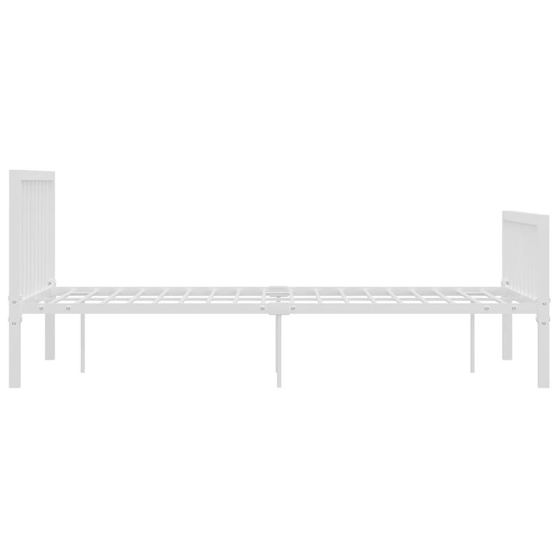 Casa si Gradina - Mobilier - Paturi si accesorii - Paturi - Cadru de pat, alb, 120 x 200 cm, metal - Infinity.ro