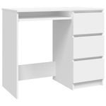 Casa si Gradina/Mobilier/Mese si birouri/Birouri - Birou, alb, 90 x 45 x 76 cm, PAL - Infinity.ro