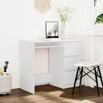 Casa si Gradina/Mobilier/Mese si birouri/Birouri - Birou, alb, 90 x 45 x 76 cm, PAL - Infinity.ro