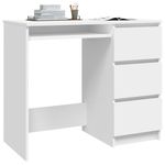 Casa si Gradina/Mobilier/Mese si birouri/Birouri - Birou, alb, 90 x 45 x 76 cm, PAL - Infinity.ro