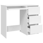 Casa si Gradina/Mobilier/Mese si birouri/Birouri - Birou, alb, 90 x 45 x 76 cm, PAL - Infinity.ro
