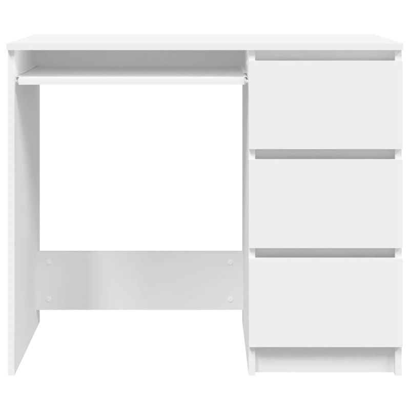 Casa si Gradina - Mobilier - Mese si birouri - Birouri - Birou, alb, 90 x 45 x 76 cm, PAL - Infinity.ro