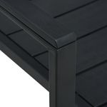 Casa si Gradina - Gradina si terasa - Mobilier exterior - Scaune si sezlonguri gradina - Scaune de gradina, 4 buc., negru, HDPE, aspect lemn - Infinity.ro