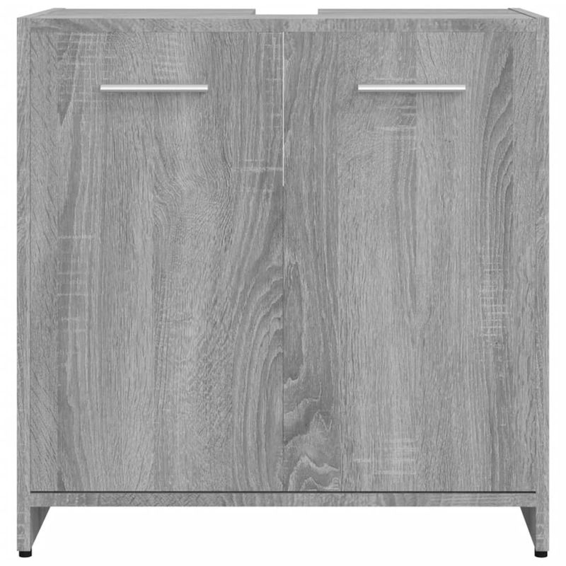 Casa si Gradina - Mobilier - Seturi de mobilier - Seturi baie - Dulap de baie, gri sonoma, 60x33x60 cm, lemn prelucrat - Infinity.ro