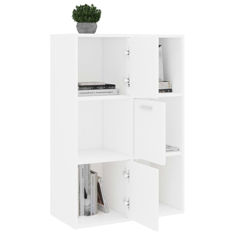 Casa si Gradina - Mobilier - Biblioteci si rafturi - Biblioteci - Dulap de depozitare, alb, 60 x 29,5 x 90 cm, PAL - Infinity.ro