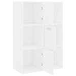 Casa si Gradina - Mobilier - Biblioteci si rafturi - Biblioteci - Dulap de depozitare, alb, 60 x 29,5 x 90 cm, PAL - Infinity.ro